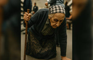 No one helped when the old woman fell — but what happened as she tried to crawl away left everyone speechless.