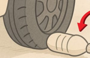 Why Noticing a Plastic Bottle Near Your Tire Matters