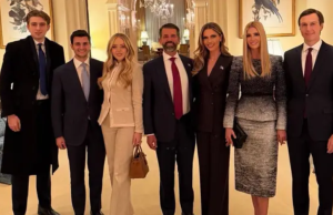 Glaring detail in family photo of Trump’s kids that is distracting everyone