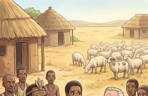 When a professor is sent to live with a primitive African tribe,