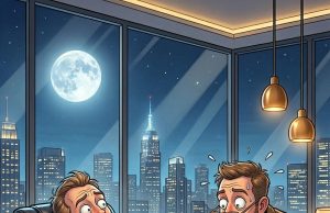 A rich man is complaining in a luxury office.