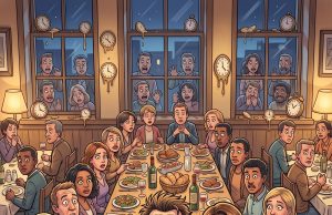 He Said Nothing All Night… Until 8:00 PM