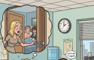 Three girls worked together in the same office