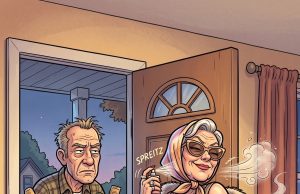 A mother-in-law stopped by the recently married couple’s house unexpectedly.