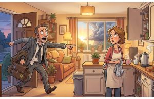 A Man Came Home From Work One Day.