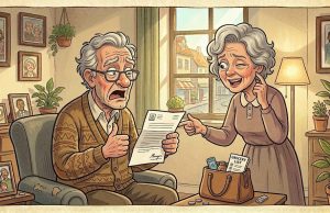 Just A Man Shopping With His Wife