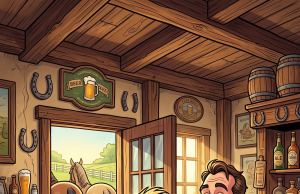 A Blonde Guy walks into a bar very down on himself.